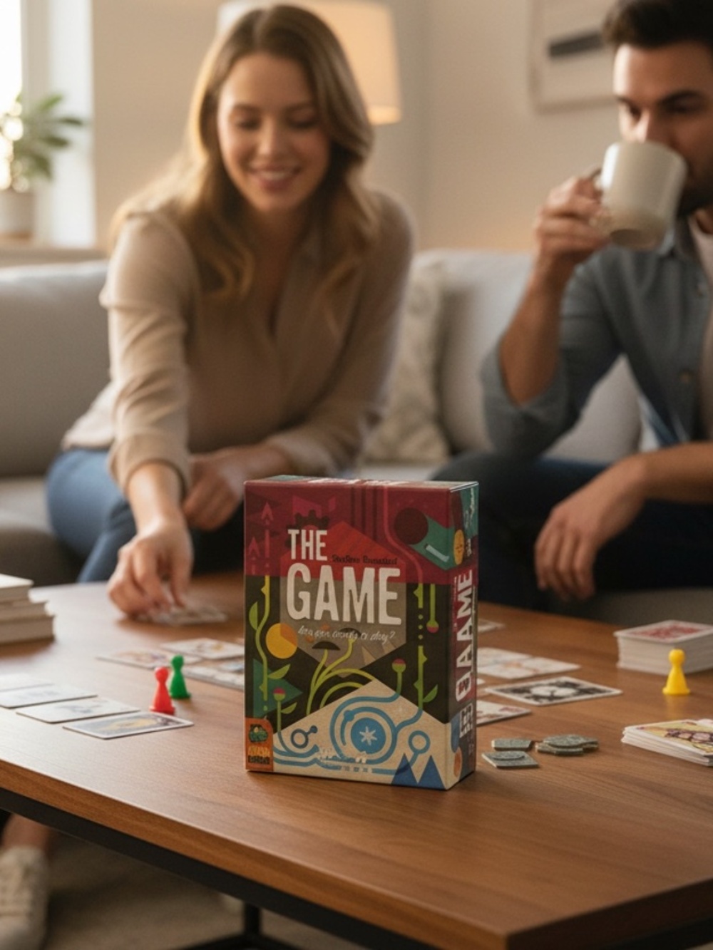 THE GAME by Steffen Benndorf Card Game Interactive Family Game Night 1-5 Players